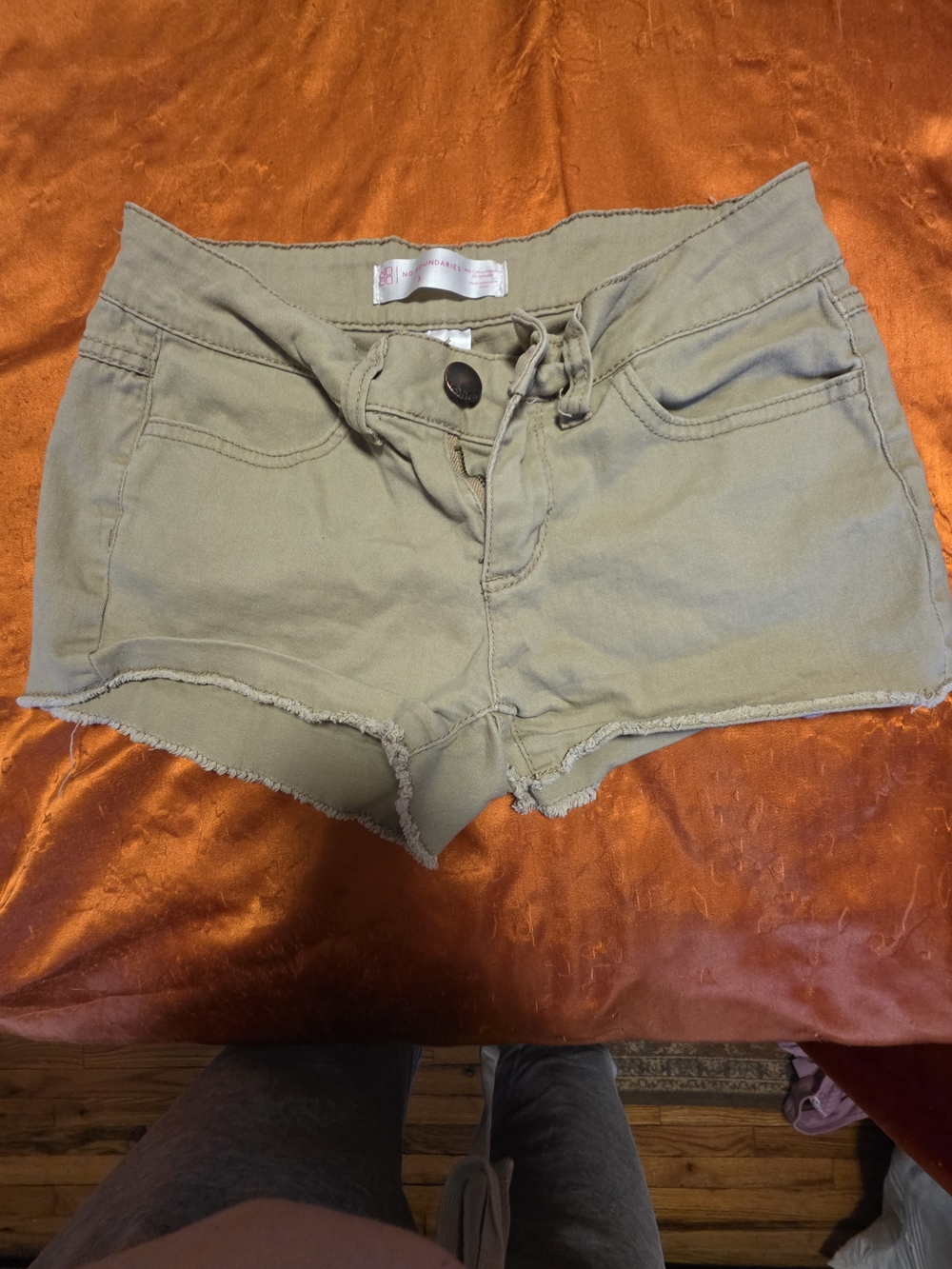 Classic Low-Rise Frayed Hem Women’s Shorts